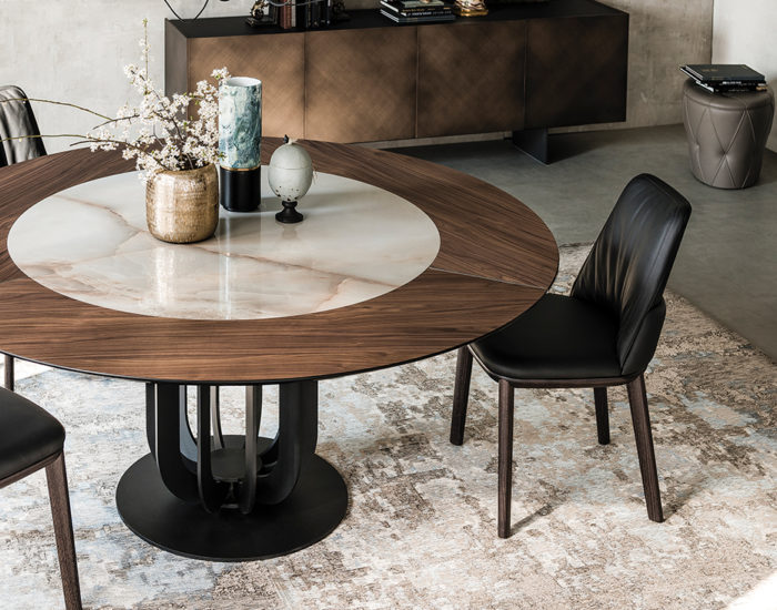 cattelan italia tavolo planer round misura arredamenti