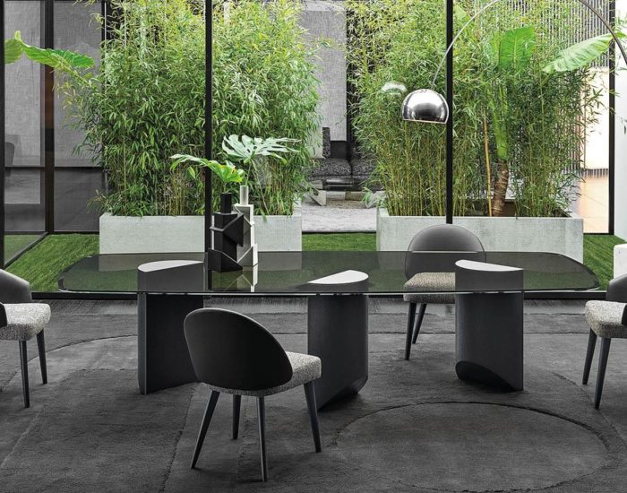 minotti tavolo wedge misura arredamenti