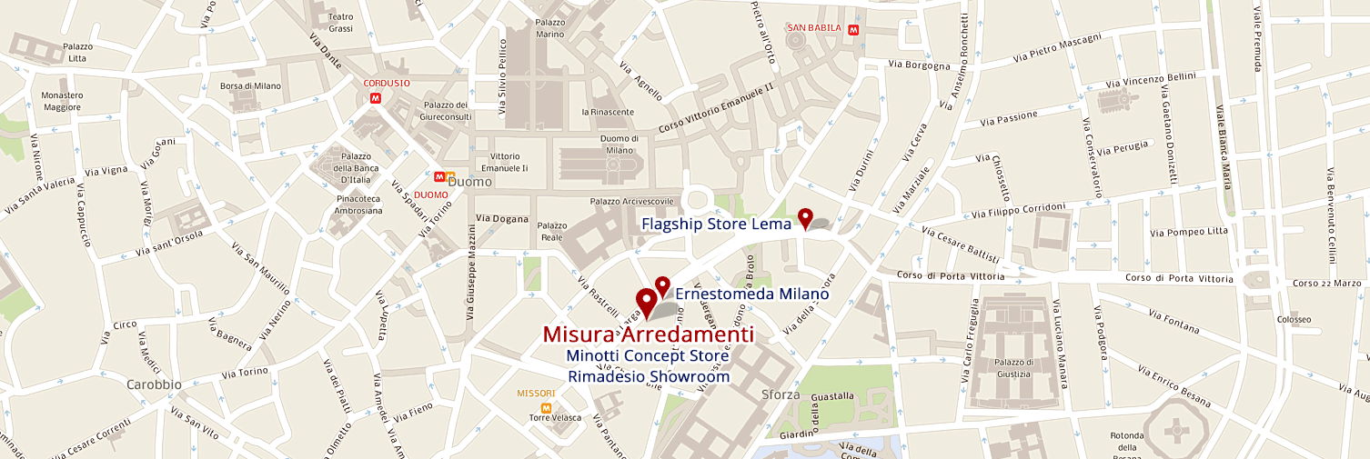 Misura Arredamenti | Via Larga 13 | Milano